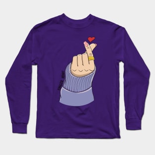 Finger heart Long Sleeve T-Shirt